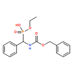 Carbamic acid, N-[(ethoxyhydroxyphosphinyl)phenylmethyl]-, phenylmethyl ester