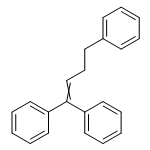 Benzene, 1,1',1''-(3-buten-1-yl-4-ylidene)tris- (9CI)