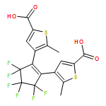 2-Thiophenecarboxylic acid, 4,4'-(3,3,4,4,5,5-hexafluoro-1-cyclopentene-1,2-diyl)bis[5-methyl-