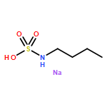 Sulfamic acid, N-butyl-, sodium salt (1:1)