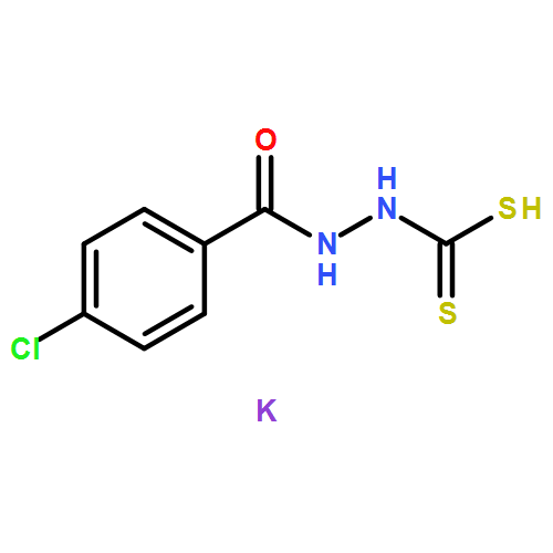 Benzoic acid, 4-chloro-, 2-(dithiocarboxy)hydrazide, potassium salt (1:1)