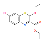 2H-1,4-Benzothiazine-3-carboxylic acid, 2-ethoxy-7-hydroxy-, ethyl ester