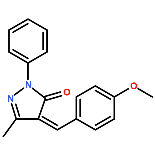 3H-Pyrazol-3-one, 2,4-dihydro-4-[(4-methoxyphenyl)methylene]-5-methyl-2-phenyl-, (4Z)-