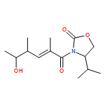 2-Oxazolidinone, 3-[(2E,4S,5R)-5-hydroxy-2,4-dimethyl-1-oxo-2-hexen-1-yl]-4-(1-methylethyl)-, (4S)-