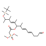 Acetic acid, 2-(dimethoxyphosphinyl)-, (1R,2S,3Z,5E)-1-[(1E,3S,4R)-4-[[(1,1-dimethylethyl)dimethylsilyl]oxy]-1,3-dimethyl-1-penten-1-yl]-2-methyl-9-oxo-3,5-nonadien-1-yl ester