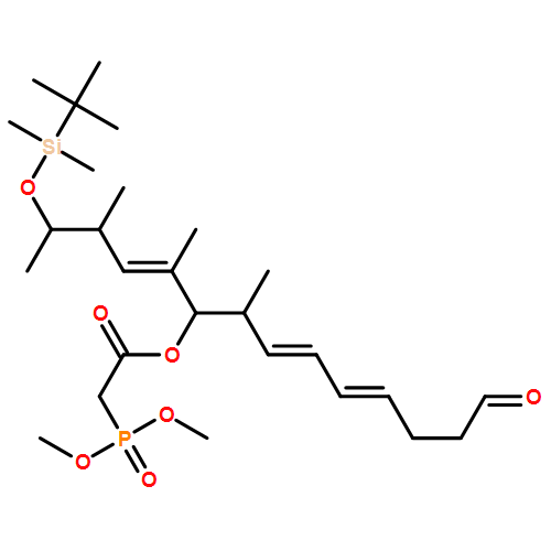 Acetic acid, 2-(dimethoxyphosphinyl)-, (1R,2S,3Z,5E)-1-[(1E,3S,4R)-4-[[(1,1-dimethylethyl)dimethylsilyl]oxy]-1,3-dimethyl-1-penten-1-yl]-2-methyl-9-oxo-3,5-nonadien-1-yl ester