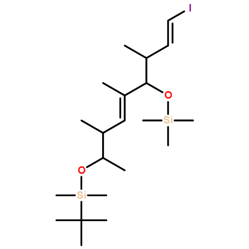 3,9-Dioxa-2,10-disiladodec-5-ene, 4-[(1S,2E)-3-iodo-1-methyl-2-propen-1-yl]-2,2,5,7,8,10,10,11,11-nonamethyl-, (4R,5E,7S,8R)-