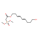 Acetic acid, 2-(dimethoxyphosphinyl)-, (3Z,5E)-9-hydroxy-3,5-nonadien-1-yl ester