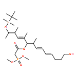 Acetic acid, 2-(dimethoxyphosphinyl)-, (1R,2S,3Z,5E)-1-[(1E,3S,4R)-4-[[(1,1-dimethylethyl)dimethylsilyl]oxy]-1,3-dimethyl-1-penten-1-yl]-9-hydroxy-2-methyl-3,5-nonadien-1-yl ester