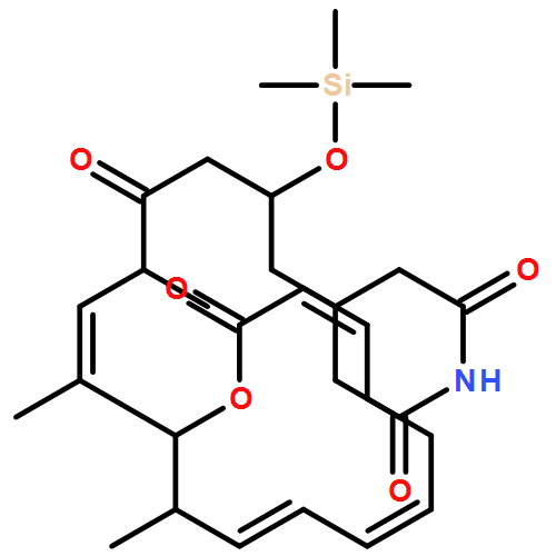 2,6-Piperidinedione, 4-[(2R,5S,6E)-5-methyl-7-[(2R,3S,4Z,6E,10E)-3-methyl-12-oxooxacyclododeca-4,6,10-trien-2-yl]-4-oxo-2-[(trimethylsilyl)oxy]-6-octen-1-yl]-