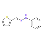 2-Thiophenecarboxaldehyde, 2-phenylhydrazone