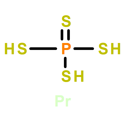 Phosphorotetrathioic acid, praseodymium(3 ) salt (1:1) (9CI)