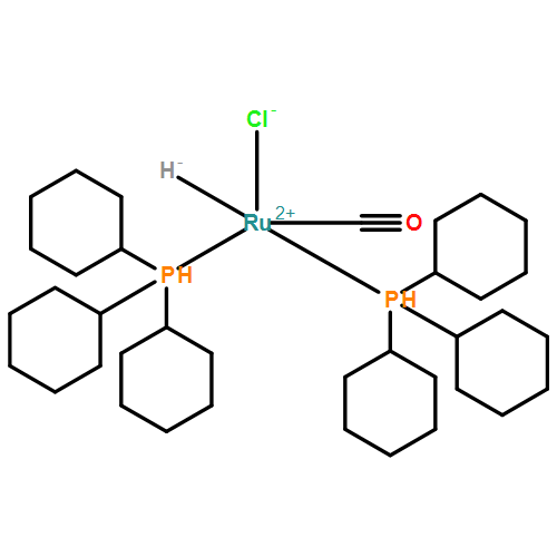 Ruthenium, carbonylchlorohydrobis(tricyclohexylphosphine)-, (SP-5-43)-