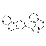 3H-Naphtho[2,1-b]pyran, 3-(1-naphthalenyl)-3-(2-thienyl)-