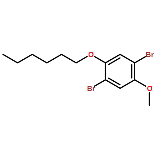 Benzene, 1,4-dibromo-2-(hexyloxy)-5-methoxy-