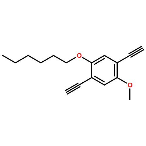 Benzene, 1,4-diethynyl-2-(hexyloxy)-5-methoxy-