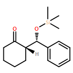 Cyclohexanone, 2-[(R)-phenyl[(trimethylsilyl)oxy]methyl]-, (2R)-rel-