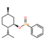 Phosphinic acid, P-phenyl-, (1R,2S,5R)-5-methyl-2-(1-methylethyl)cyclohexyl ester