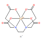 Cuprate(2-), [[N,N'-1,2-ethanediylbis[N-[(carboxy-κO)methyl]glycinato-κN,κO]](4-)]-, hydrogen (1:2), (OC-6-21)-