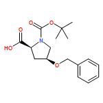 1,2-Pyrrolidinedicarboxylic acid, 4-(phenylmethoxy)-, 1-(1,1-dimethylethyl) ester, (2S,4S)-