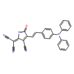 Propanedinitrile, 2-[3-cyano-4-[2-[4-(diphenylamino)phenyl]ethenyl]-1,5-dihydro-5-oxo-2H-pyrrol-2-ylidene]-