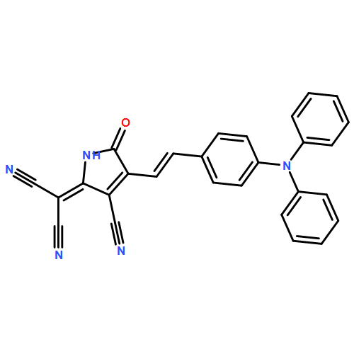 Propanedinitrile, 2-[3-cyano-4-[2-[4-(diphenylamino)phenyl]ethenyl]-1,5-dihydro-5-oxo-2H-pyrrol-2-ylidene]-