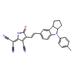 Propanedinitrile, 2-[3-cyano-4-[2-[1,2,3,3a,4,8b-hexahydro-4-(4-methylphenyl)cyclopent[b]indol-7-yl]ethenyl]-1,5-dihydro-5-oxo-2H-pyrrol-2-ylidene]-