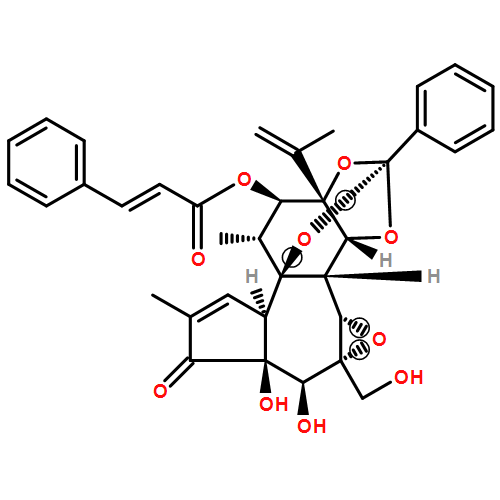 2-Propenoic acid, 3-phenyl-, (2S,3aR,3bS,3cS,4aR,5S,5aS,8aR,8bR,9R,10R,10aS)-3a,3b,3c,4a,5,5a,8a,9,10,10a-decahydro-5,5a-dihydroxy-4a-