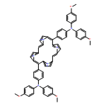 Benzenamine, 4,4'-(21H,23H-porphine-5,15-diyl)bis[N,N-bis(4-methoxyphenyl)-