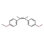 Benzene, 1,1'-[(1Z)-1,2-dimethyl-1,2-ethenediyl]bis[4-methoxy-