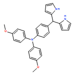 Benzenamine, 4-(di-1H-pyrrol-2-ylmethyl)-N,N-bis(4-methoxyphenyl)-