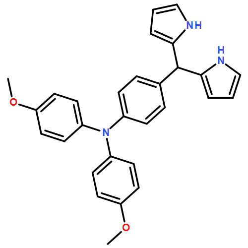 Benzenamine, 4-(di-1H-pyrrol-2-ylmethyl)-N,N-bis(4-methoxyphenyl)-