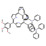 Benzenamine, 4,4'-[10-(3,4,5-trimethoxyphenyl)-21H,23H-porphine-5,15-diyl]bis[N,N-diphenyl-