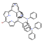 Benzenamine, 4,4'-(10-bromo-21H,23H-porphine-5,15-diyl)bis[N,N-diphenyl-