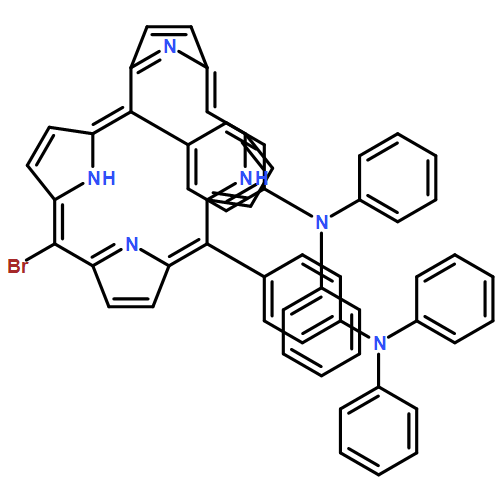 Benzenamine, 4,4'-(10-bromo-21H,23H-porphine-5,15-diyl)bis[N,N-diphenyl-