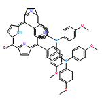 Benzenamine, 4,4'-(10-bromo-21H,23H-porphine-5,15-diyl)bis[N,N-bis(4-methoxyphenyl)-