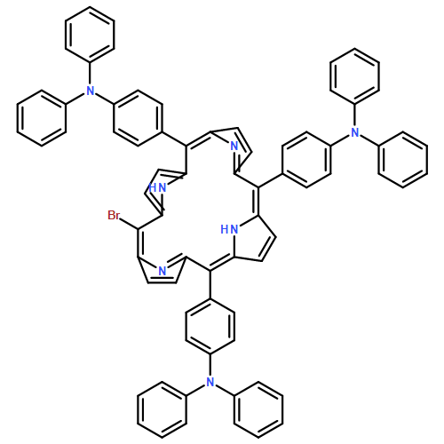 Benzenamine, 4,4',4''-(20-bromo-21H,23H-porphine-5,10,15-triyl)tris[N,N-diphenyl-