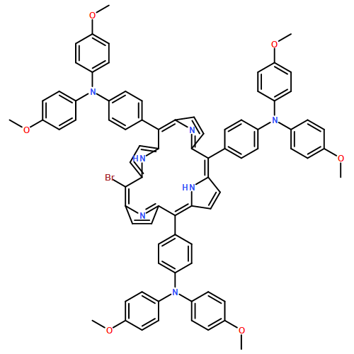 Benzenamine, 4,4',4''-(20-bromo-21H,23H-porphine-5,10,15-triyl)tris[N,N-bis(4-methoxyphenyl)-