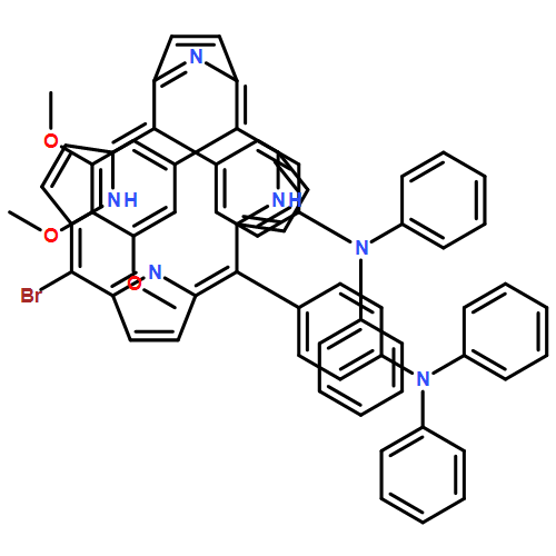 Benzenamine, 4,4'-[10-bromo-20-(3,4,5-trimethoxyphenyl)-21H,23H-porphine-5,15-diyl]bis[N,N-diphenyl-