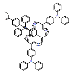 Benzoic acid, 4-[2-[10,15,20-tris[4-(diphenylamino)phenyl]-21H,23H-porphin-5-yl]ethynyl]-, methyl ester