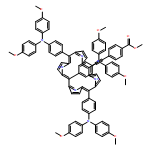 Benzoic acid, 4-[2-[10,15,20-tris[4-[bis(4-methoxyphenyl)amino]phenyl]-21H,23H-porphin-5-yl]ethynyl]-, methyl ester