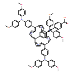 Benzoic acid, 4-[2-[10,15,20-tris[4-[bis(4-methoxyphenyl)amino]phenyl]-21H,23H-porphin-5-yl]ethynyl]-