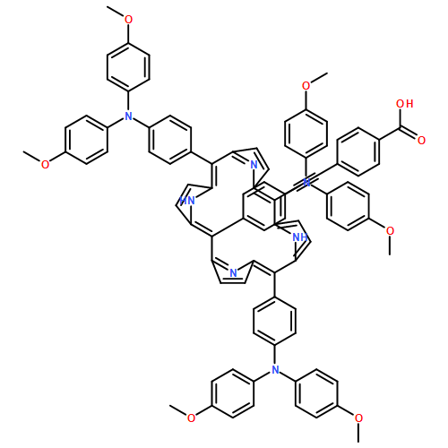 Benzoic acid, 4-[2-[10,15,20-tris[4-[bis(4-methoxyphenyl)amino]phenyl]-21H,23H-porphin-5-yl]ethynyl]-