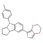 Cyclopent[b]indole, 7-(2,3-dihydrothieno[3,4-b]-1,4-dioxin-5-yl)-1,2,3,3a,4,8b-hexahydro-4-(4-methylphenyl)-