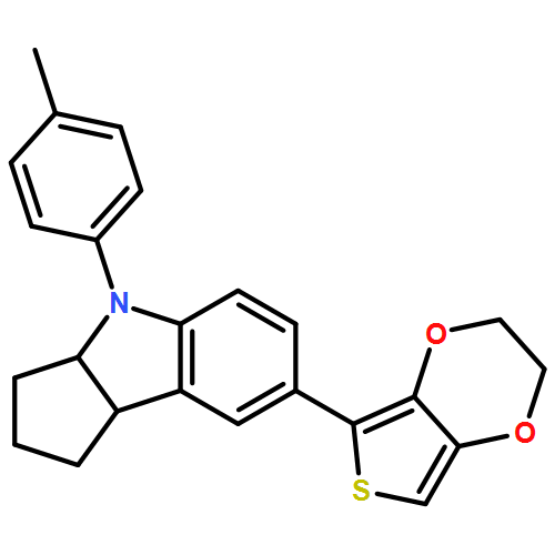 Cyclopent[b]indole, 7-(2,3-dihydrothieno[3,4-b]-1,4-dioxin-5-yl)-1,2,3,3a,4,8b-hexahydro-4-(4-methylphenyl)-