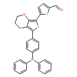 2-Thiophenecarboxaldehyde, 5-[7-[4-(diphenylamino)phenyl]-2,3-dihydrothieno[3,4-b]-1,4-dioxin-5-yl]-