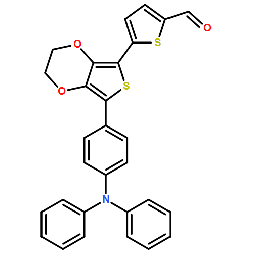 2-Thiophenecarboxaldehyde, 5-[7-[4-(diphenylamino)phenyl]-2,3-dihydrothieno[3,4-b]-1,4-dioxin-5-yl]-