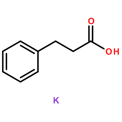 Benzenepropanoic acid, potassium salt (1:1)