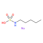 Sulfamic acid, N-pentyl-, sodium salt (1:1)