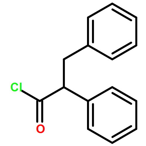 Benzenepropanoyl chloride, α-phenyl-